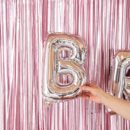 Balloonify Silver Mylar Letter B Balloon - 16" - 1 count box