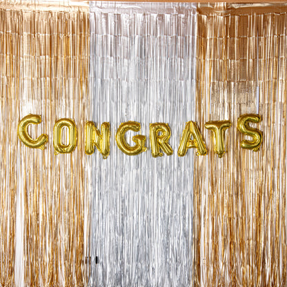 Balloonify Gold Mylar Letter C Balloon - 16" - 1 count box