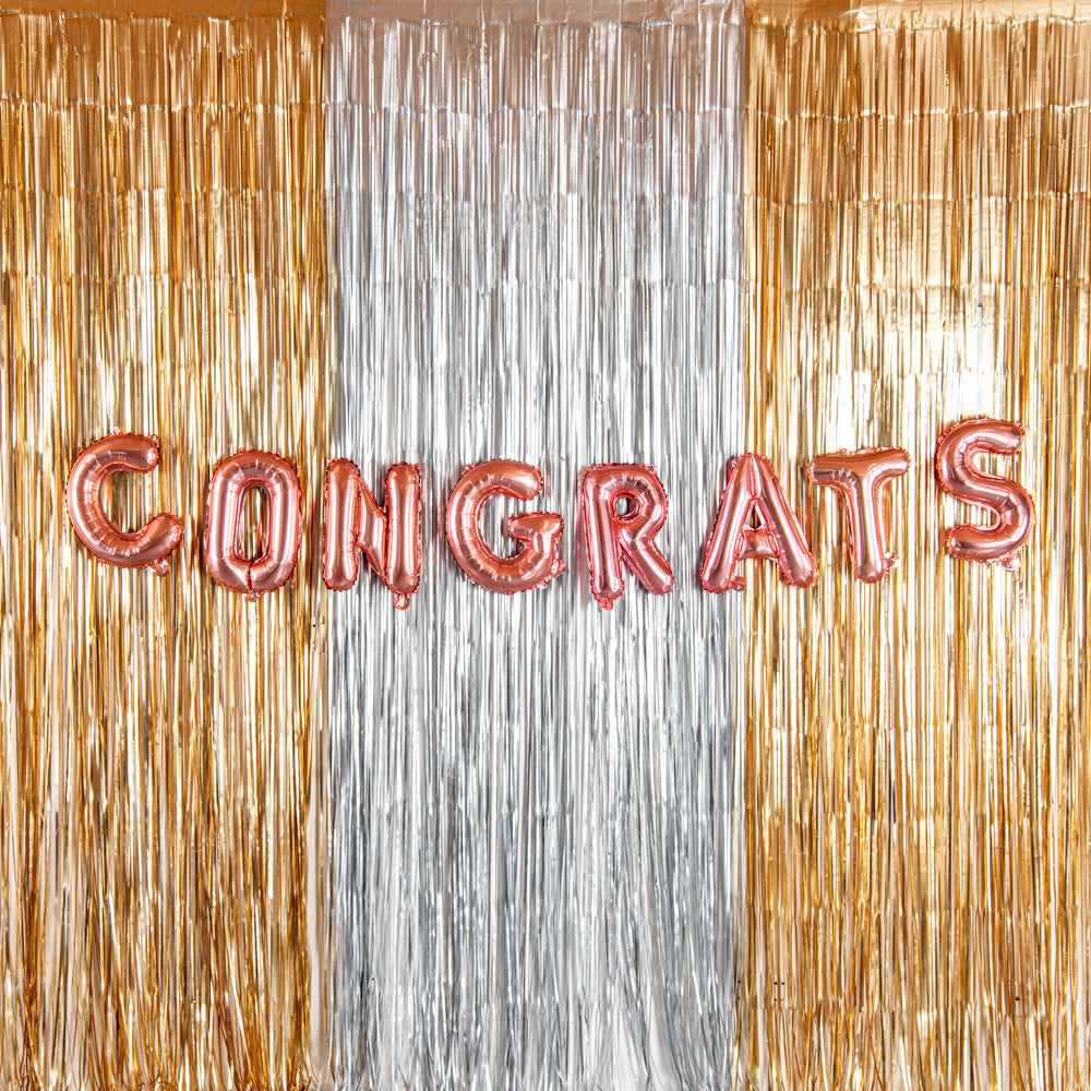 Balloonify Rose Gold Mylar Letter C Balloon - 16" - 1 count box