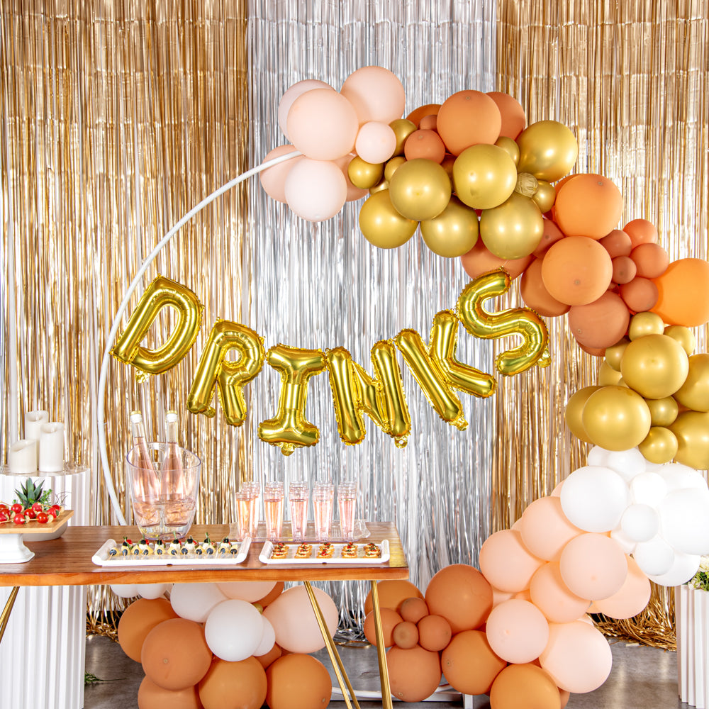 Balloonify Gold Mylar Letter D Balloon - 16" - 1 count box