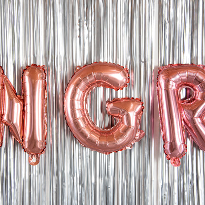 Balloonify Rose Gold Mylar Letter G Balloon - 16" - 1 count box