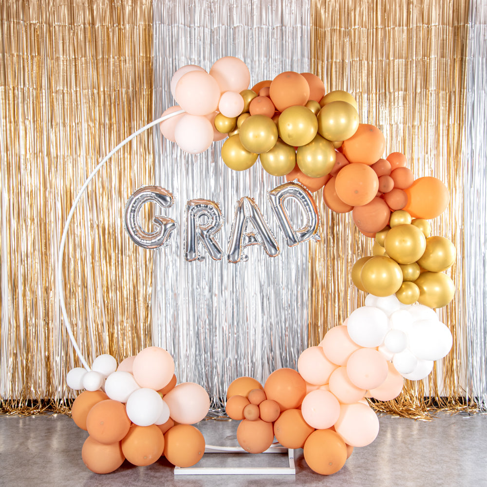 Balloonify Silver Mylar Letter G Balloon - 16" - 1 count box
