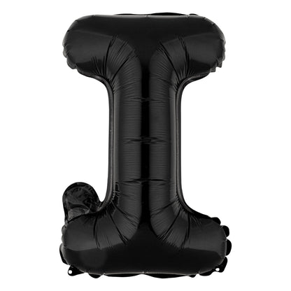 Balloonify Black Mylar Letter I Balloon - 16" - 1 count box