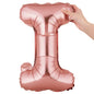 Balloonify Rose Gold Mylar Letter I Balloon - 16" - 1 count box
