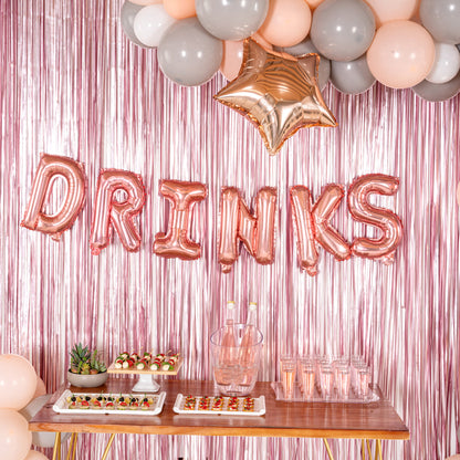Balloonify Rose Gold Mylar Letter I Balloon - 16" - 1 count box