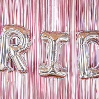 Balloonify Silver Mylar Letter I Balloon - 16" - 1 count box