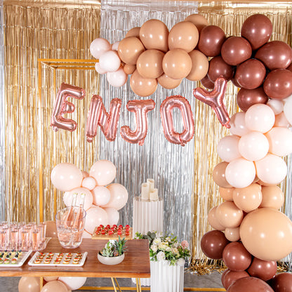 Balloonify Rose Gold Mylar Letter J Balloon - 16" - 1 count box
