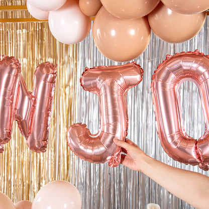 Balloonify Rose Gold Mylar Letter J Balloon - 16" - 1 count box