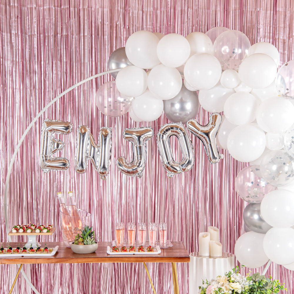 Balloonify Silver Mylar Letter J Balloon - 16" - 1 count box
