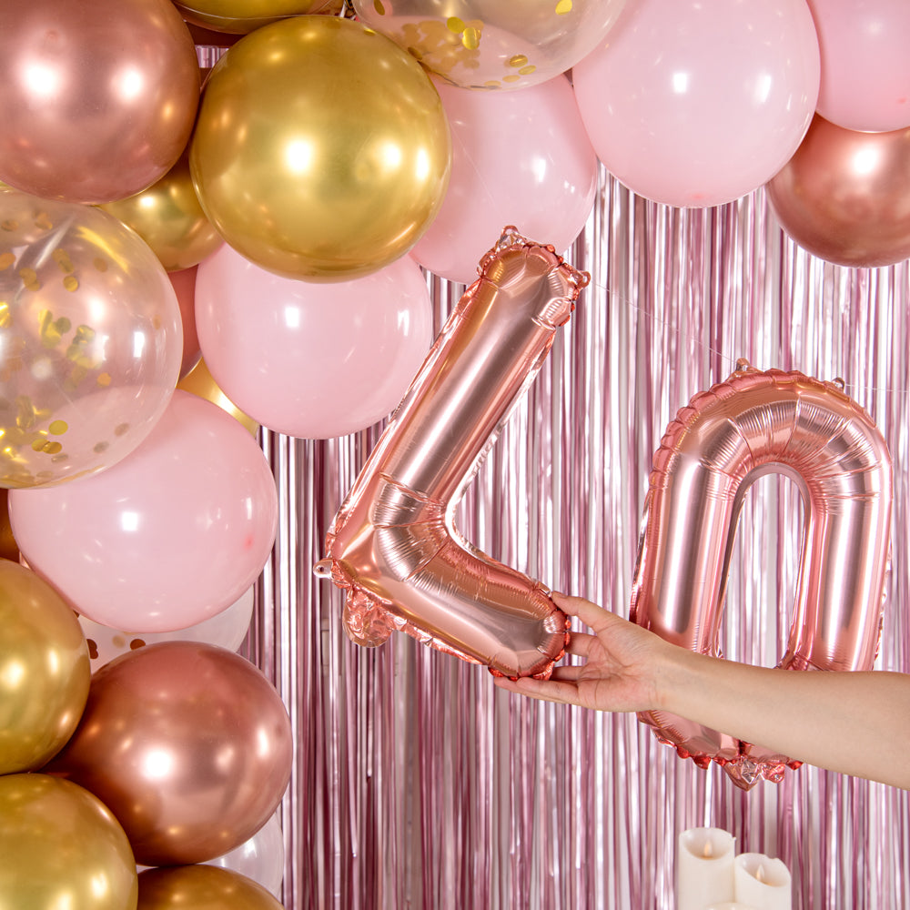 Balloonify Rose Gold Mylar Letter L Balloon - 16" - 1 count box