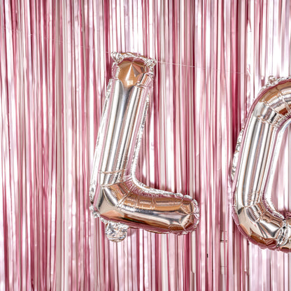 Balloonify Silver Mylar Letter L Balloon - 16" - 1 count box