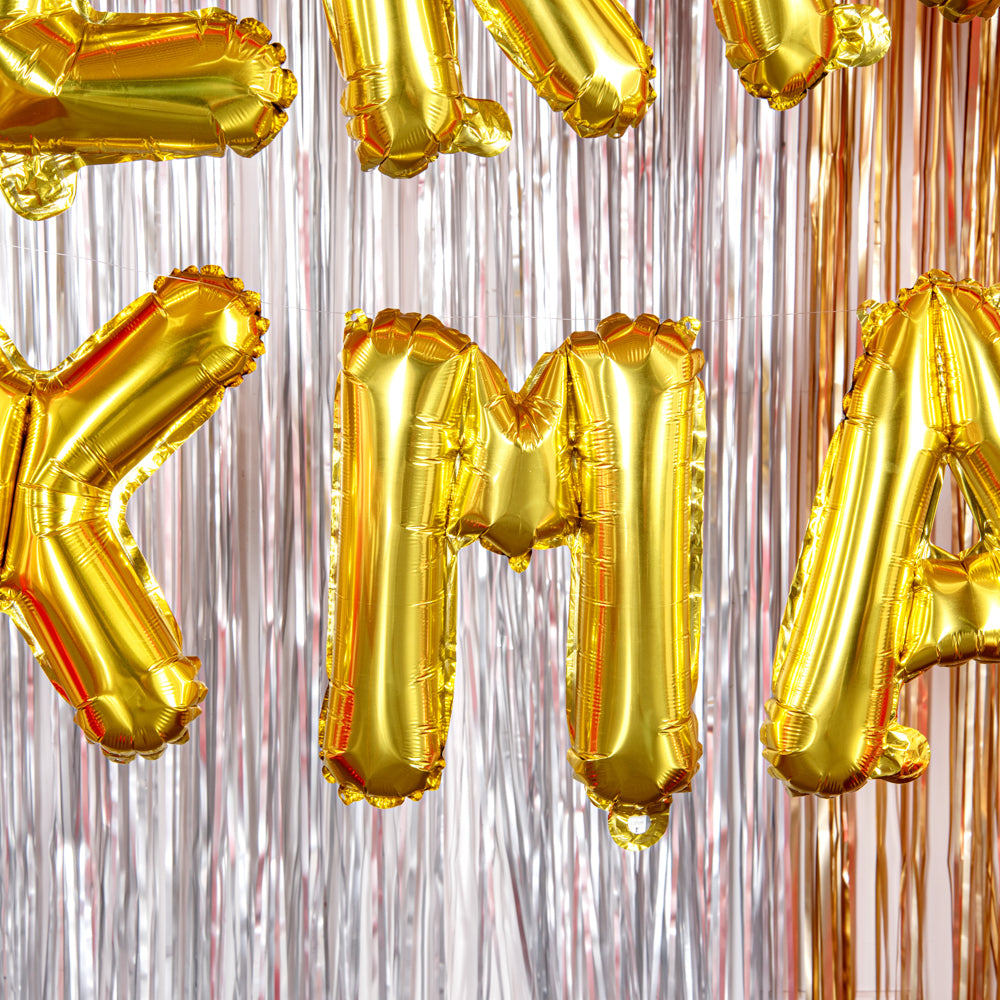 Balloonify Gold Mylar Letter M Balloon - 16" - 1 count box