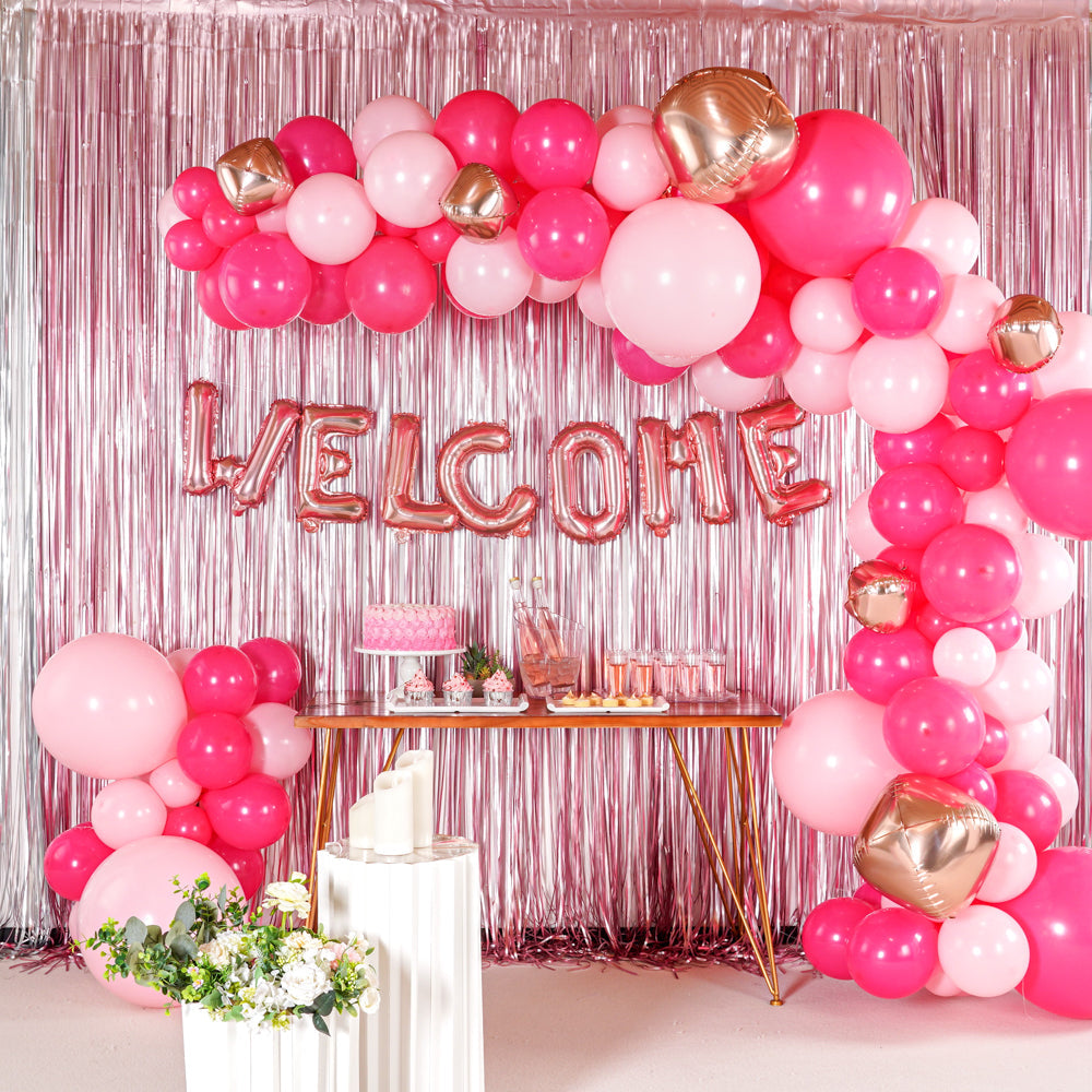 Balloonify Rose Gold Mylar Letter M Balloon - 16" - 1 count box
