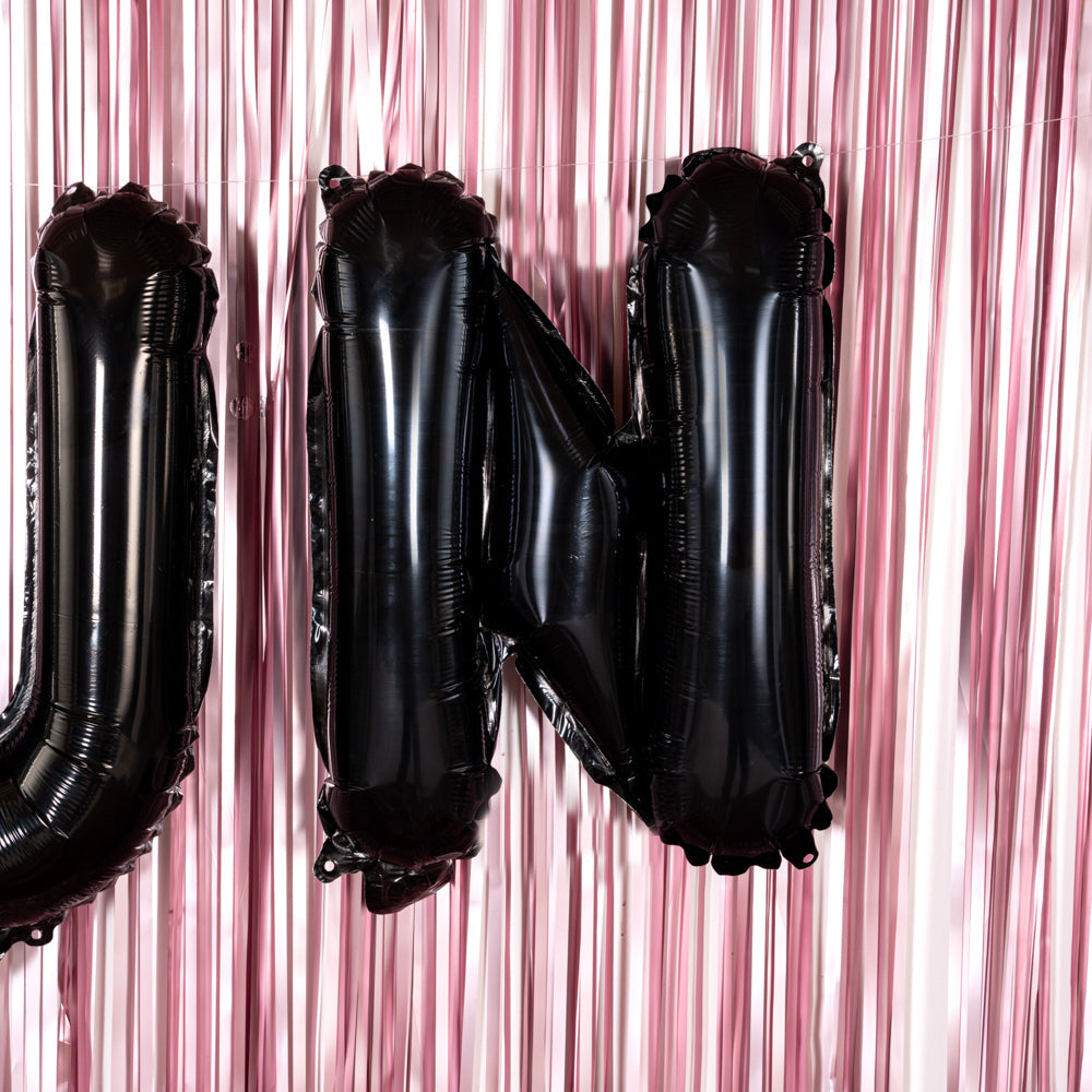 Balloonify Black Mylar Letter N Balloon - 16" - 1 count box