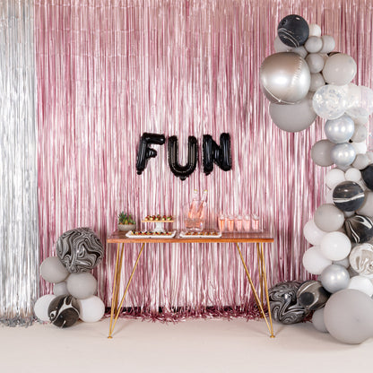 Balloonify Black Mylar Letter N Balloon - 16" - 1 count box