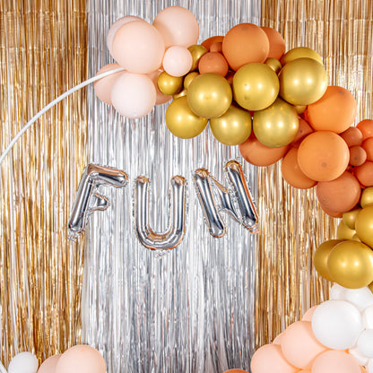 Balloonify Silver Mylar Letter N Balloon - 16" - 1 count box