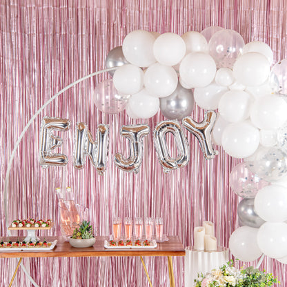 Balloonify Silver Mylar Letter N Balloon - 16" - 1 count box