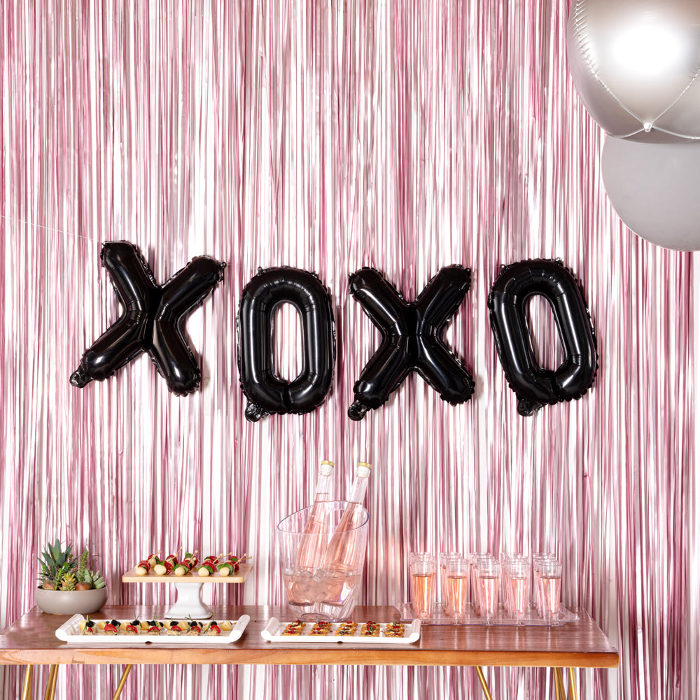 Balloonify Black Mylar Letter O Balloon - 16" - 1 count box