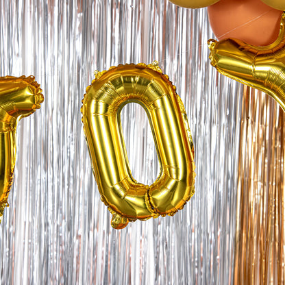 Balloonify Gold Mylar Letter O Balloon - 16" - 1 count box