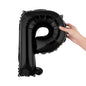 Balloonify Black Mylar Letter P Balloon - 16" - 1 count box