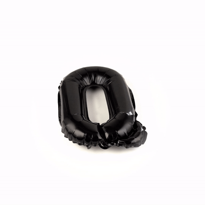 Balloonify Black Mylar Letter Q Balloon - 16" - 1 count box
