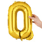 Balloonify Gold Mylar Letter Q Balloon - 16" - 1 count box