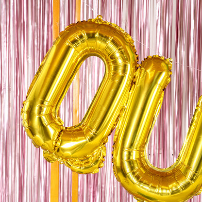 Balloonify Gold Mylar Letter Q Balloon - 16" - 1 count box