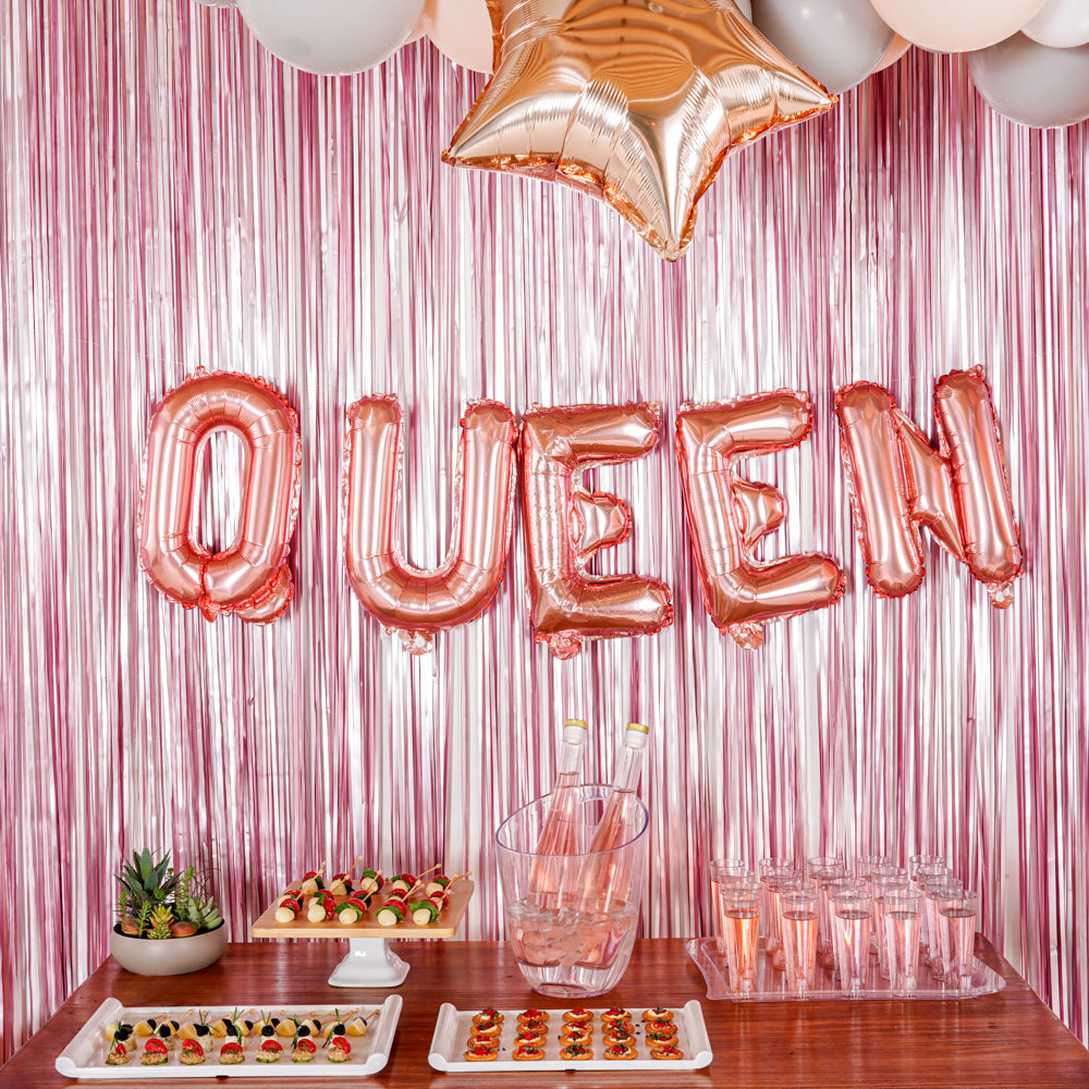 Balloonify Rose Gold Mylar Letter Q Balloon - 16" - 1 count box