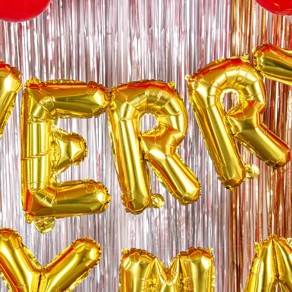 Balloonify Gold Mylar Letter R Balloon - 16" - 1 count box