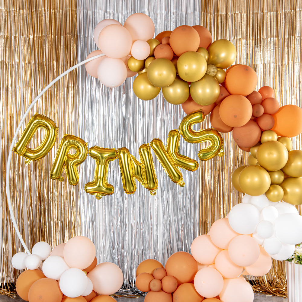 Balloonify Gold Mylar Letter S Balloon - 16" - 1 count box