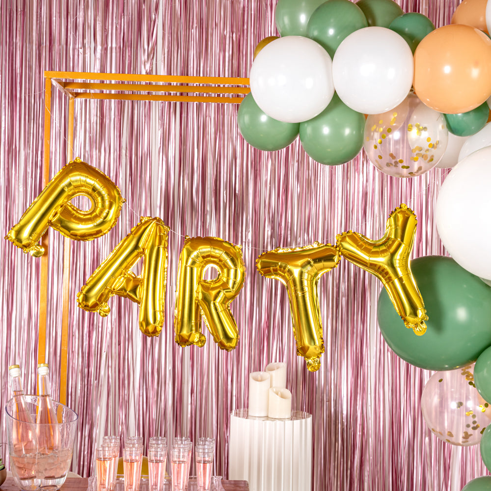 Balloonify Gold Mylar Letter T Balloon - 16" - 1 count box