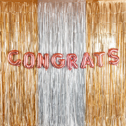 Balloonify Rose Gold Mylar Letter T Balloon - 16" - 1 count box