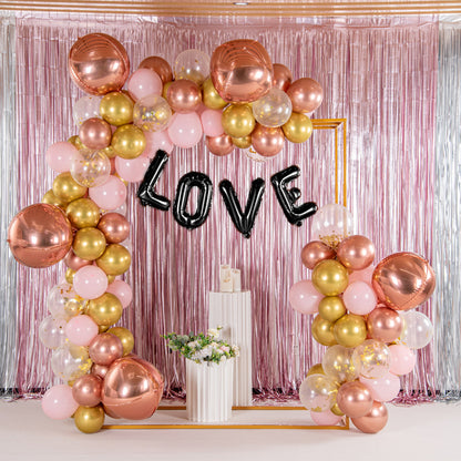 Balloonify Black Mylar Letter V Balloon - 16" - 1 count box