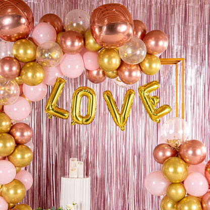 Balloonify Gold Mylar Letter V Balloon - 16" - 1 count box