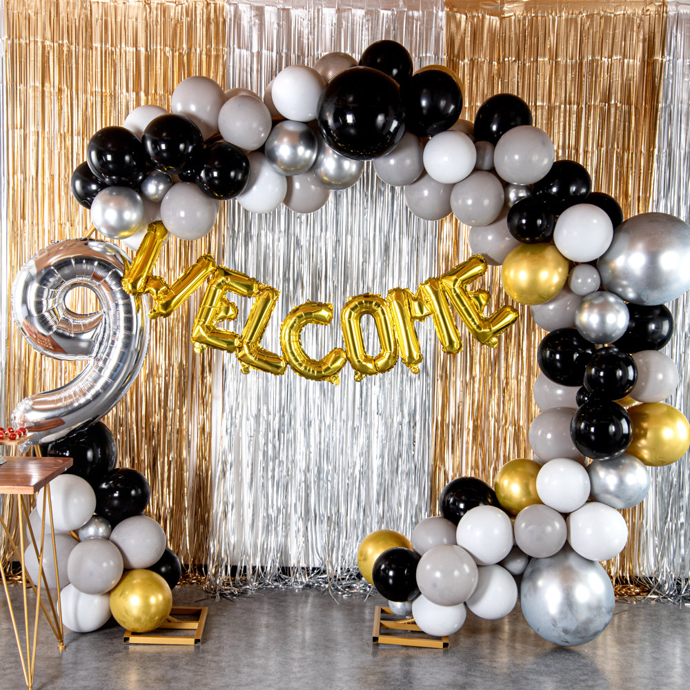 Balloonify Gold Mylar Letter W Balloon - 16" - 1 count box