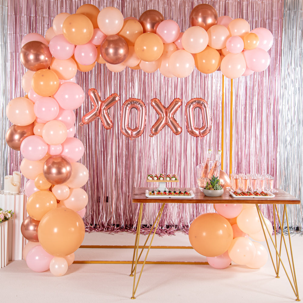 Balloonify Rose Gold Mylar Letter X Balloon - 16" - 1 count box