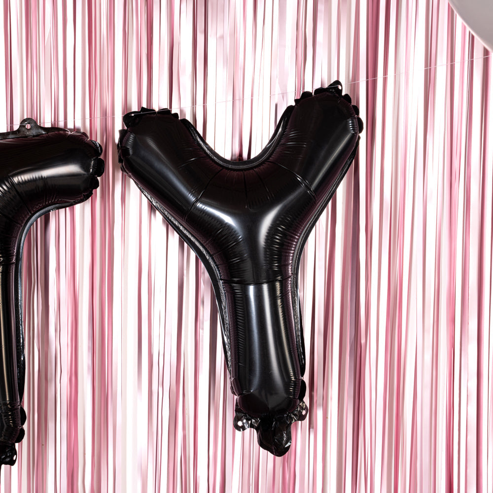 Balloonify Black Mylar Letter Y Balloon - 16" - 1 count box