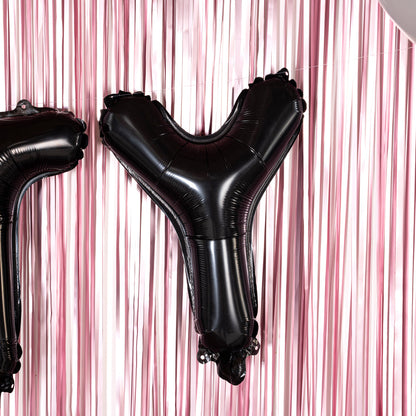 Balloonify Black Mylar Letter Y Balloon - 16" - 1 count box