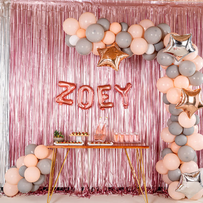 Balloonify Rose Gold Mylar Letter Z Balloon - 16" - 1 count box