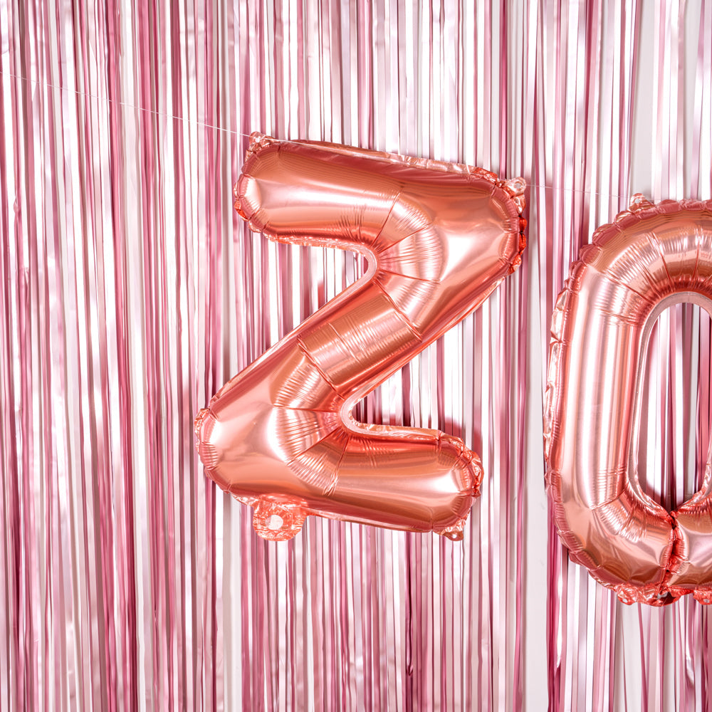 Balloonify Rose Gold Mylar Letter Z Balloon - 16" - 1 count box
