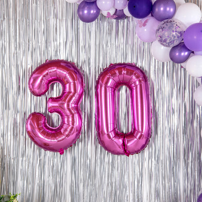 Balloonify Pink Mylar Number 0 Balloon - 40" - 1 count box
