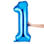 Balloonify Blue Mylar Number 1 Balloon - 40" - 1 count box