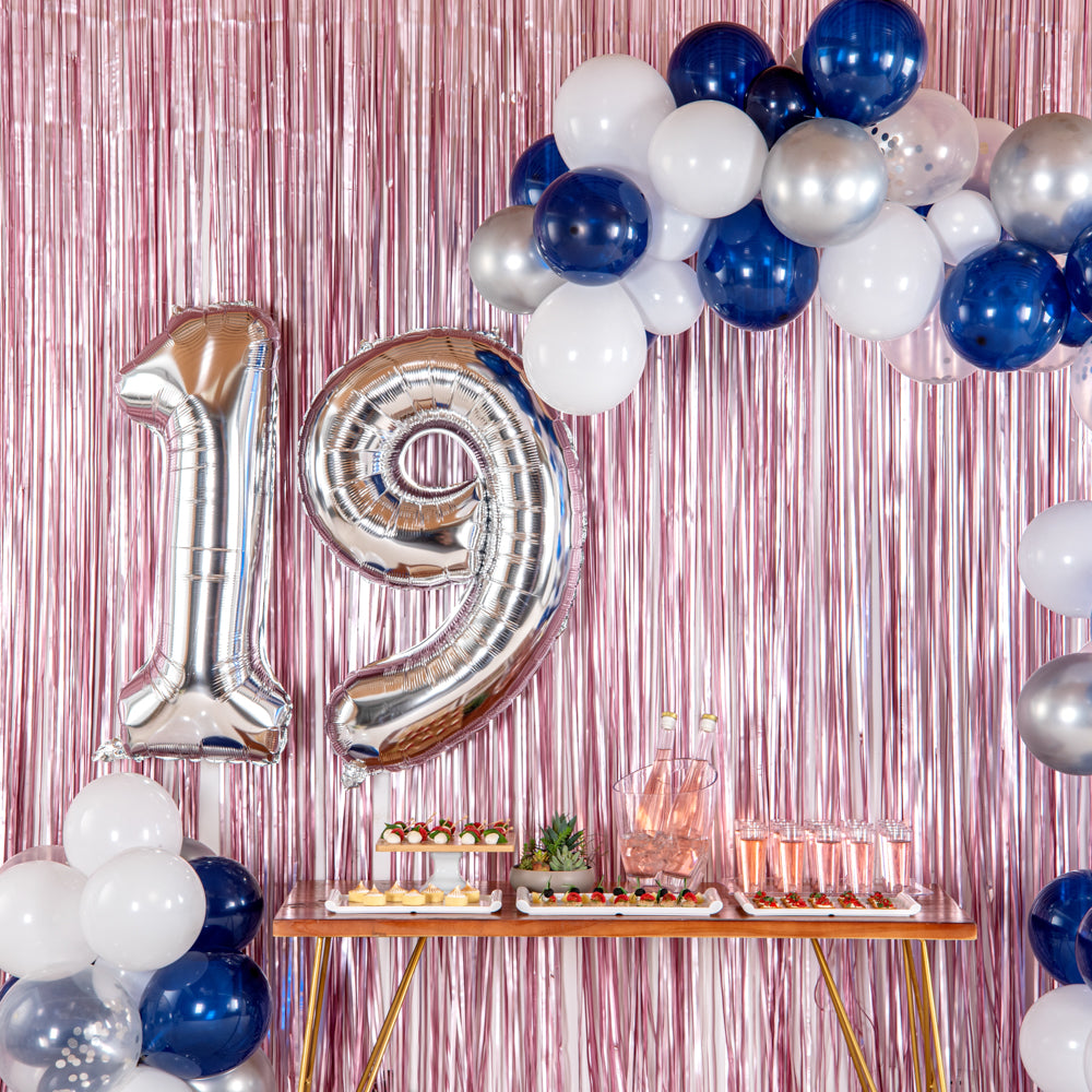 Balloonify Silver Mylar Number 1 Balloon - 40" - 1 count box