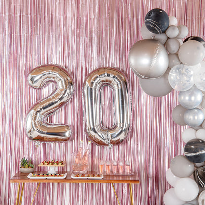 Balloonify Silver Mylar Number 2 Balloon - 40" - 1 count box