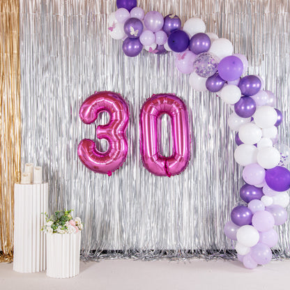 Balloonify Pink Mylar Number 3 Balloon - 40" - 1 count box