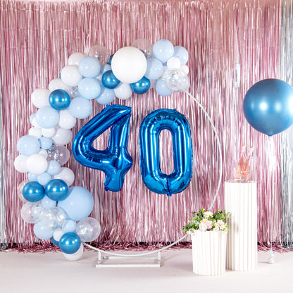 Balloonify Blue Mylar Number 4 Balloon - 40" - 1 count box