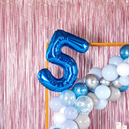 Balloonify Blue Mylar Number 5 Balloon - 40" - 1 count box