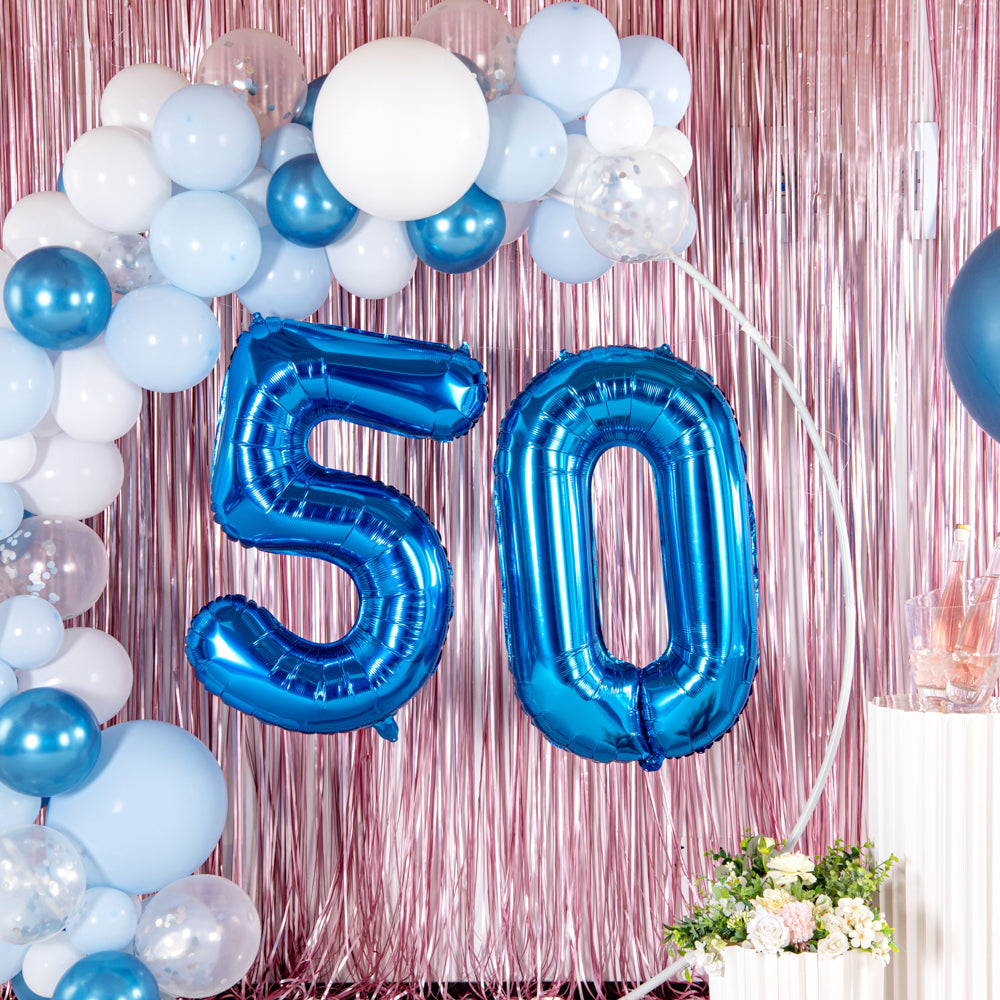 Balloonify Blue Mylar Number 5 Balloon - 40" - 1 count box