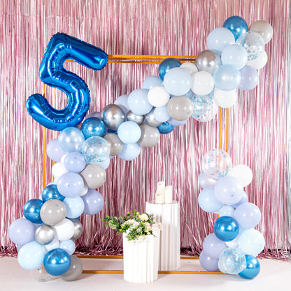 Balloonify Blue Mylar Number 5 Balloon - 40" - 1 count box