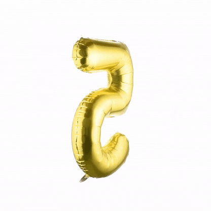 Balloonify Gold Mylar Number 5 Balloon - 40" - 1 count box